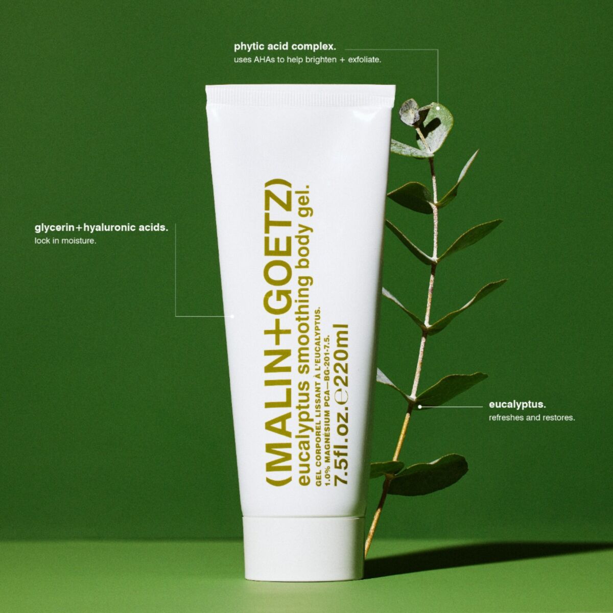 eucalyptus smoothing body gel. | (MALIN+GOETZ)