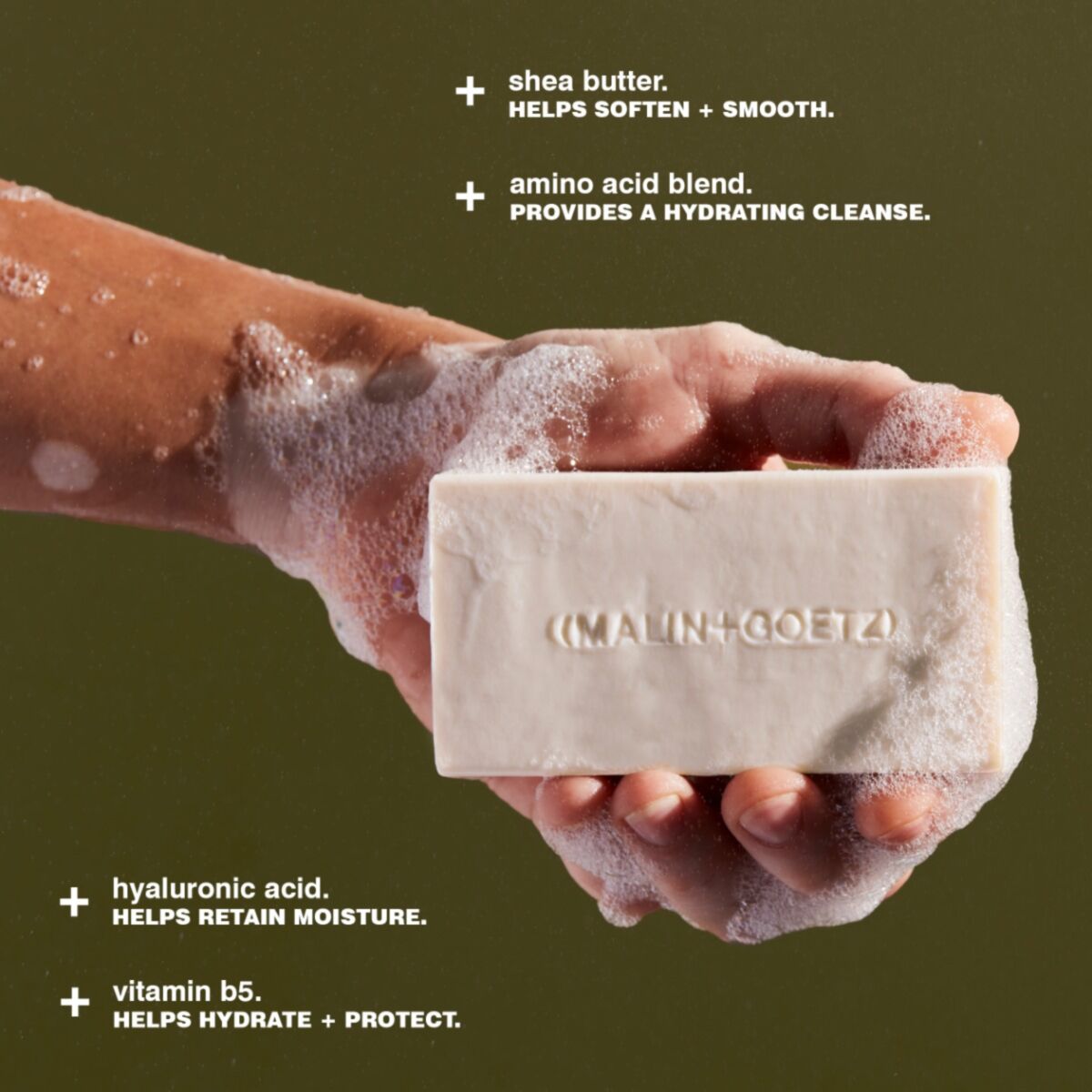 vitamin b5 hydrating bar - rum. | (MALIN+GOETZ)