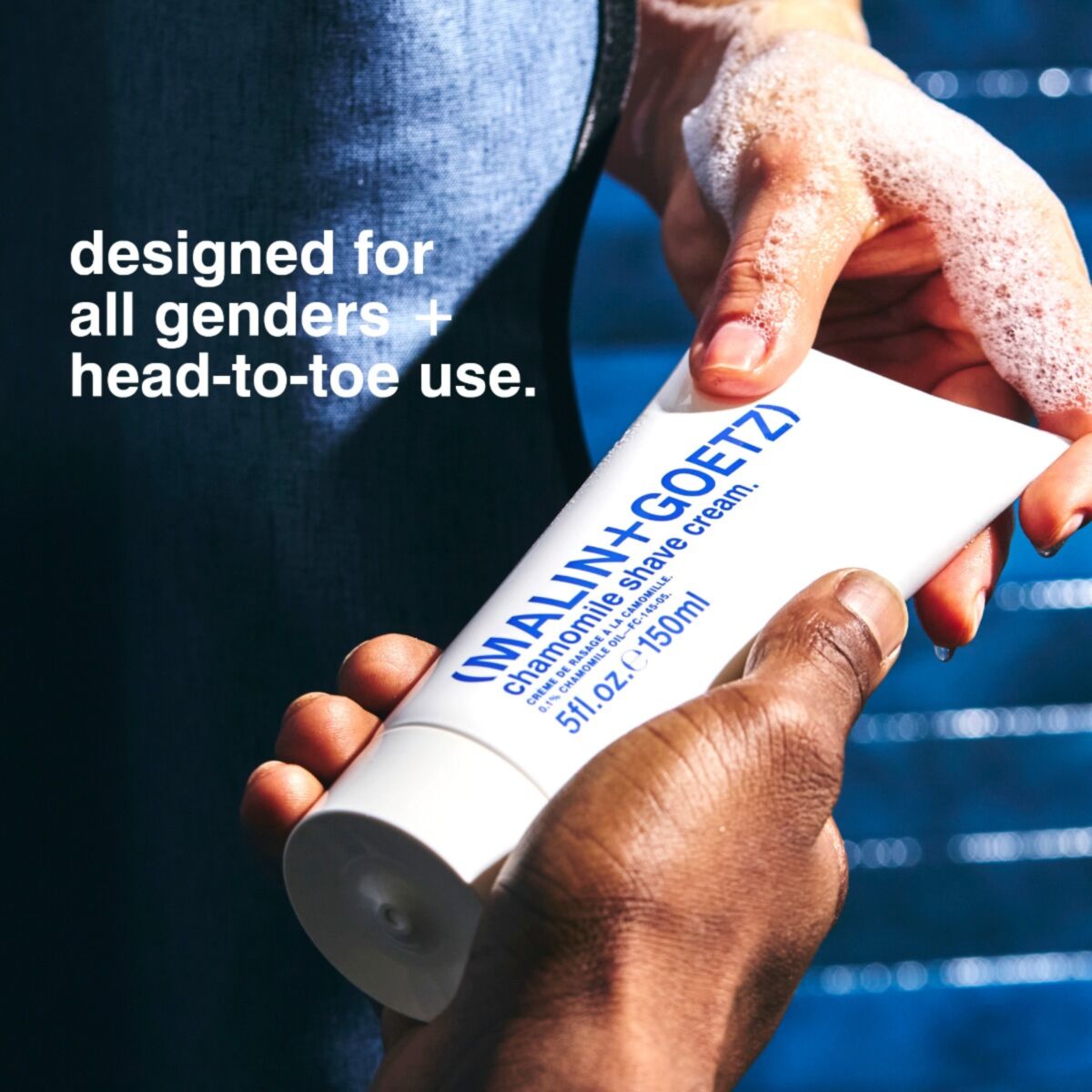 chamomile shave cream. | (MALIN+GOETZ)