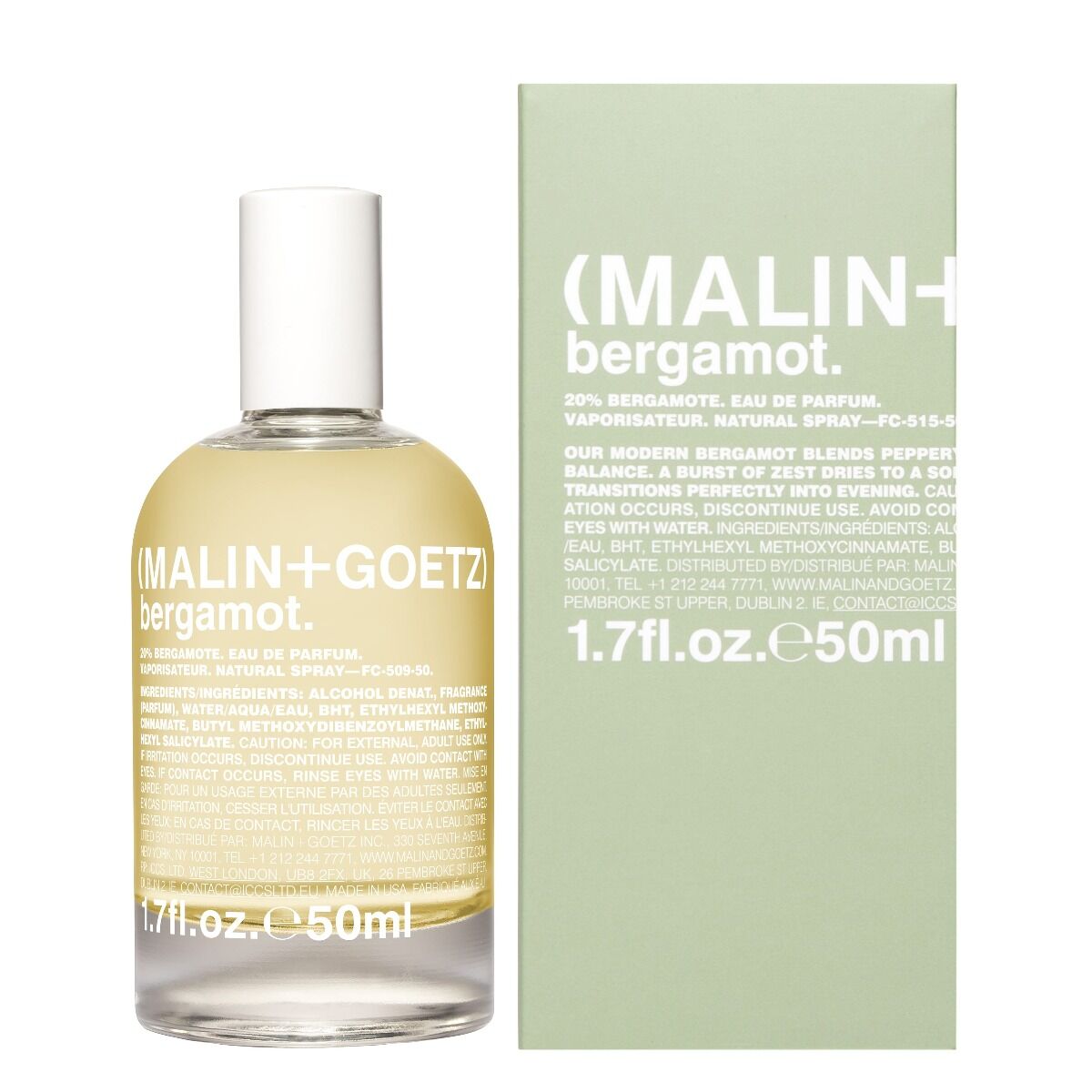 bergamot eau de parfum. MALIN GOETZ
