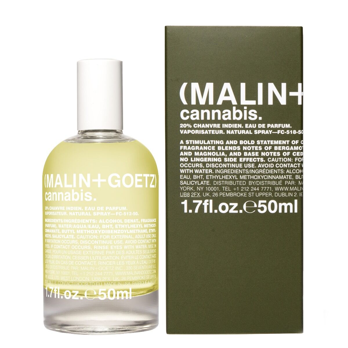 cannabis eau parfum. | (MALIN+GOETZ)