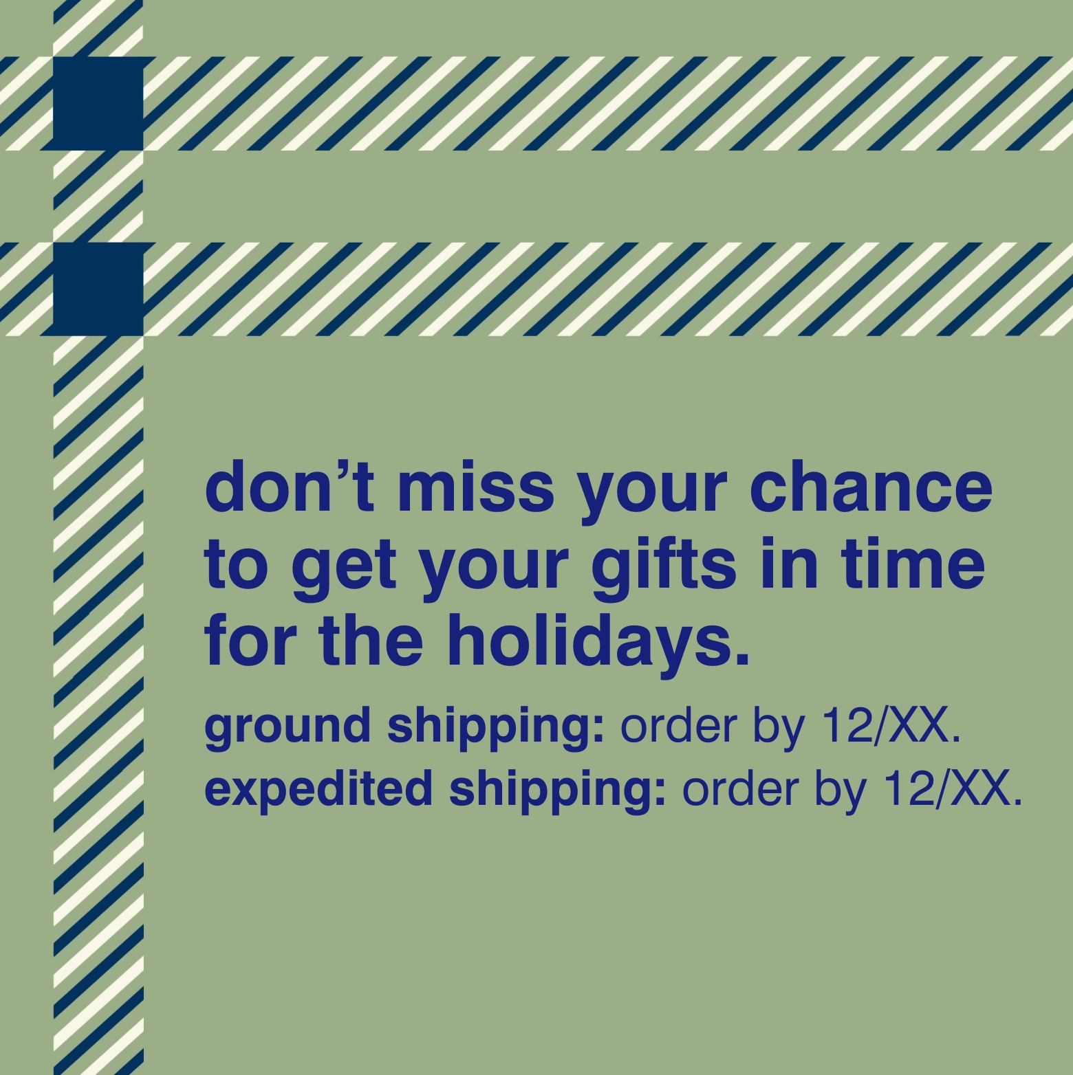 shipping deadlines shipping deadlines
